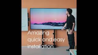 Amazing quick and easy installation | RISE Series | Motorized Display Lifts | Vogel’s