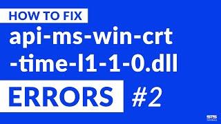 api-ms-win-crt-time-l1-1-0.dll Missing Error on Windows | 2020 | Fix #2