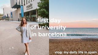 FIRST DAY OF UNIVERSITY IN BARCELONA, SPAIN: GRAD SCHOOL AT ESADE BUSINESS SCHOOL