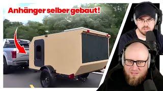 RESPECT if you do it YOURSELF! | DIY trailer construction! | NATURENSÖHNE react