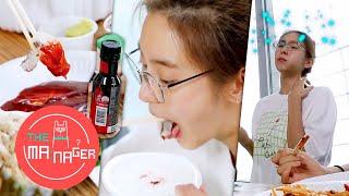 UIe’s spicy rice with sashimi eating show [The Manager Ep 115]