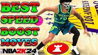 BEST WAYS TO SPEED BOOST IN NBA 2K24! WORKS FOR CURRENT & NEXT GEN! BEST TIPS & TRICKS