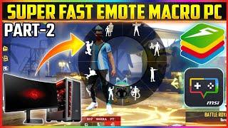 HOW TO DO FAST EMOTE IN BLUESTACK 5 | REPEATED FAST EMOTE SETTING | SUPER FAST EMOTE MACRO PC