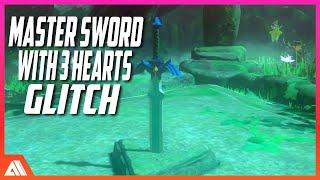 EASY GLITCH TO GET THE MASTER SWORD WITH 3 HEARTS | 2021 | Zelda Breath of the Wild