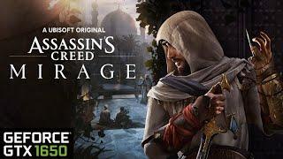 Assassins Creed Mirage Gameplay on GTX1650 (v1,0,6 - Debug)