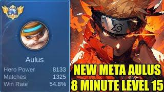 TERBARU CARA AULUS JUNGLER FARMING CEPAT 8 MENIT LEVEL 15 DARI TOP GLOBAL AULUS MOBILE LEGENDS