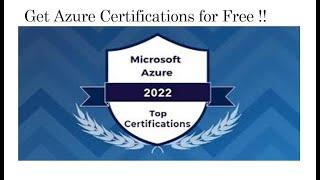 Free Azure Certifications 2023 | Get all Microsoft Certifications For Free