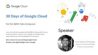 30 Days of Google Cloud: Orientation