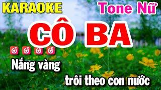 CÔ BA Karaoke Nhạc Sống Tone Nữ ( Beat Hay ) Huỳnh Lê