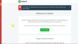 Jetpack To Wordpress Server Connection  Error
