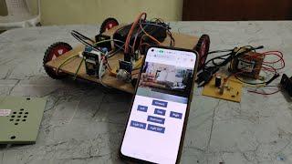 IOT military surveillance Robot with metal and harmful Gas detection #ESP32cam