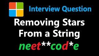 Removing Stars From a String - Leetcode 2390 - Python