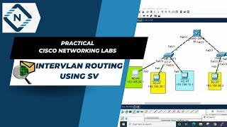 Intervlan routing using SVI | CISCO Packet Tracer | Video # 28