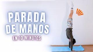 COMO PARARSE DE MANOS en 10 minutos | JuanFe