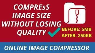 Compress Image Size Without Losing Quality (Easy)