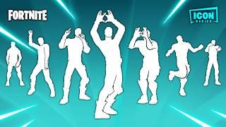 ALL FORTNITE ICON SERIES DANCES & EMOTES