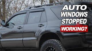 How To Fix 4runner Automatic Windows After Disconnecting Battery