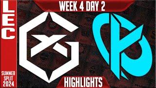 GX vs KC Highlights | LEC W4D2 Summer 2024 | GiantX vs Karmine Corp Week 4 Day 2