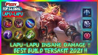 LAPU-LAPU INSANE DAMAGE! ITEM TERSAKIT TOP GLOBAL 2021 BY F1ᴢᴢʏ ~ MOBILE LEGENDS