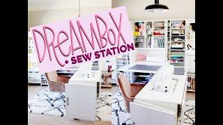 Sew Station Sewing Table with DreamBox Tour by See Kate Sew- Create Room