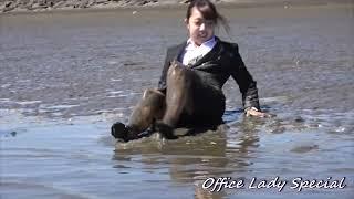 Immersed in mud at the Mudflats