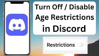 How to Turn Off Age Restriction on Discord iPhone | iOS | 2023