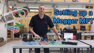 Setting Up A Megger MFT for Continuity and Insulation Resistance Tests (How to set up a Tester)