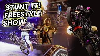 Michi Meisel behind the scenes von "Stunt it!", der Freestyle Show von Lukas Knopf: BMX, MTB, FMX…