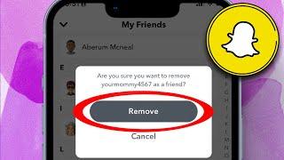 How to Unfriend People on Snapchat (2024)