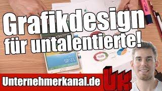 Einfach & kostenlos Grafiken erstellen? Grafikdesign für untalentierte mit Canva - Tutorial Deutsch