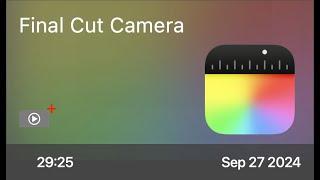 Final Cut Camera - Preview