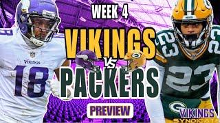 Minnesota Vikings vs Green Bay Packers: Week 4 Game Preview and Key Matchups!