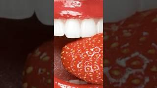 The $1 Strawberry Teeth Whitening Hack