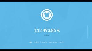 Online mit T-Shirts 113.473,- EURO in 9 in Monaten verdient 8 (TEEMONEY 2.0)