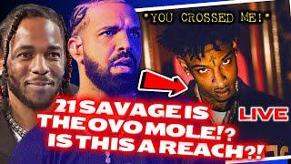 21 SAVAGE IS THE OVO MOLE NOW?!|DISTURBING DRAKE PARENTING!|LIVE REACTION!  #ShowfaceNews