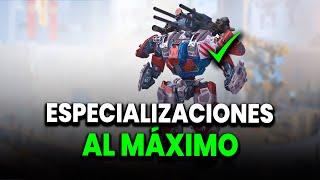 ¿MEJOR ESPECIALIZACIÓN PARA EL BEDWYR? LO PROBAMOS CON TODOS LOS EFECTOS PERMANENTES WAR ROBOTS WR