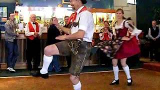 German  Bavarian Schuhplattler Knee dance,Slap Dance