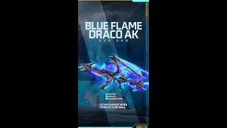 Blue Flame Draco AK | Evo Gun | Garena Free Fire MAX