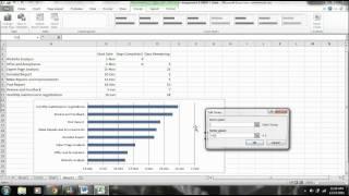 Excel Tutorial: How to Create A Gantt Chart with Microsoft Excel 2007, 2010, 2013