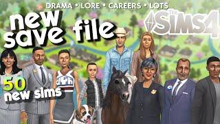 this save file is so cozy and realistic | sims 4 save file