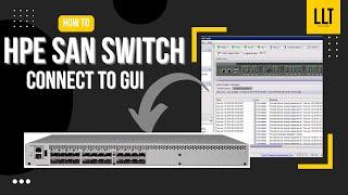 How to Connect to an FC SAN switch GUI #hpe #San #FC #storage #enterprise