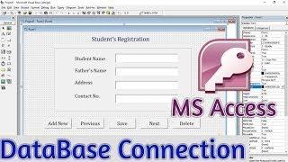 MS ACCESS DATABASE connection to VB6.0