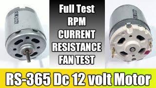 Dc 12 volt Motor, RS 365, Best Fan motor