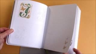 Illuminated letters sketchbook