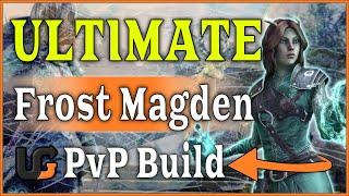 THE BEST PVP MAGDEN BUILD ! ESO magicka warden pvp build Gold Road