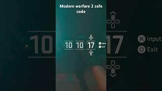 Safe code for the mission titled alone on modern warfare 2 (2022)