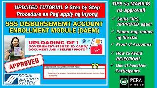 SSS Disbursement Account Enrollment Module Tutorial - UPDATED 2022 (Selfie & Proof of Accounts Tips)