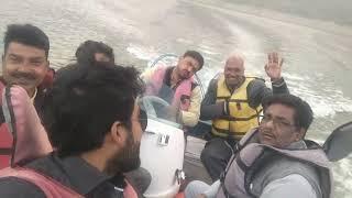 Prakhar Varshney enjoying Tehri Jheel