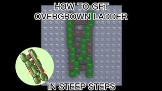 How to get Overgrown Ladder in steep steps