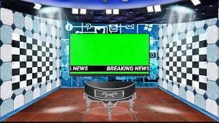 Breaking news  green screen | news studio green screen effects  chroma key  #news #studio #goharinfo